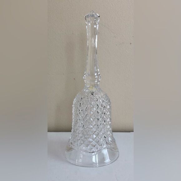 CRYSTAL BELL 7.5 " TALL DECORATIVE, COLLECTIBLE BELLS - Picture 3 of 6